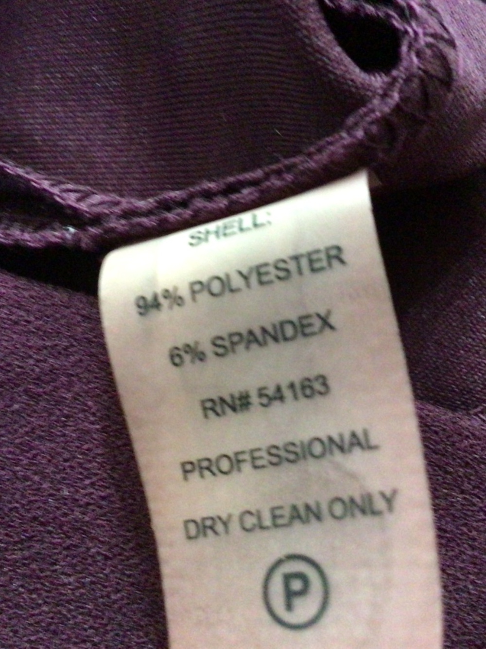 Calvin Klein burgundy/wine colored dress. Size 2Pm In new Condition - Picture 5 of 6